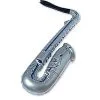 Aufblasbares Silbernes Saxofon -Magier Verkaufsladen aufblasbares saxof silber saxophon luftsaxophon luftinstrument jazz instrument cool jazz bebop fusion jazz 8801573