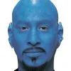 Glatzenfolie Blau -Magier Verkaufsladen blaue glatzenfolie alien glatzenfolie glatzenfolie aus latexe glatze schminken 19533