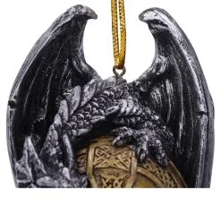 Drache Mit Keltenmuster Christbaumkugel 8cm -Magier Verkaufsladen elden drachen weihnachtskugel elden drachen christbaumkugel elden dargon ornament 50979 06