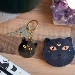 Gothicat Schlüsselanhänger -Magier Verkaufsladen gothicat schluesselanhaenger gothicat keyring gothic accessoire gothic geschenkartikel 52799 03