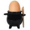 Hexenkessel Als Eierbecher Mit Löffel -Magier Verkaufsladen hexenkessel mit loeffel als eierbecher witches cauldron egg cup with spoon halloween tischdeko 50656 01