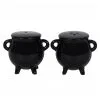 Hexenkessel Salz & Pfeffer Streuer 2 Hexenkessel Salz & Pfeffer Streuer -Magier Verkaufsladen hexenkessel salz und pfeffer streuer witches cauldron salt and pepper cruet set 50655 01