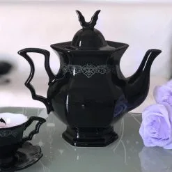 After Midnight Tasse & Unterteller KILLSTAR -Magier Verkaufsladen killstar after midnight tasse und unterteller after midnight tea cup and saucer gothic tischdeko 50537 04