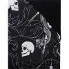 Danse Macabre Bettwäsche Set 140 X 200 Cm KILLSTAR -Magier Verkaufsladen killstar danse macabre bettwaesche set 140x200 killstar bettbezuege killstar wohnaccessoires killstar wohndekor gothic bettwaesche 54805 1