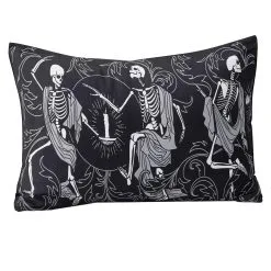 Danse Macabre Bettwäsche Set 140 X 200 Cm KILLSTAR -Magier Verkaufsladen killstar danse macabre bettwaesche set 140x200 killstar bettbezuege killstar wohnaccessoires killstar wohndekor gothic bettwaesche 54805 2