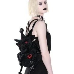 Baphomet Rucksack KILLSTAR -Magier Verkaufsladen killstar dark lord rucksack baphomet rucksack killstar dark lord backpack gothic accessoire 51893 03