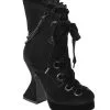 Deadly Twin Stiefeletten KILLSTAR 2 Deadly Twin Stiefeletten KILLSTAR -Magier Verkaufsladen killstar deadly twin boots mit ketten applikation killstar gothic boots killstar boots gothic accessoire und geschenkartikel 52766