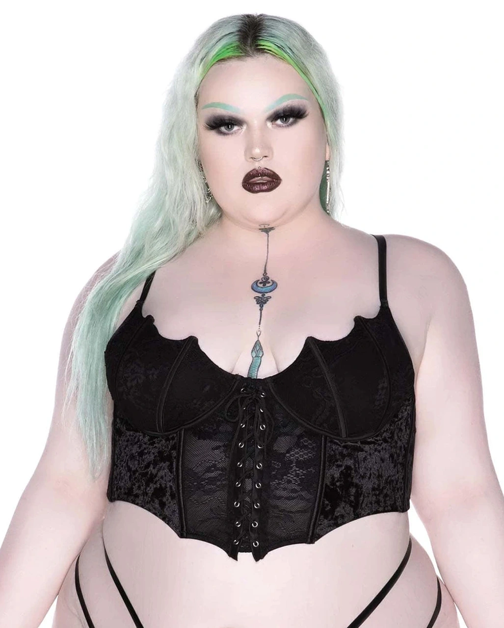 Fledermaus Spitzen Bustier KILLSTAR 7 Fledermaus Spitzen Bustier KILLSTAR – Bild 5