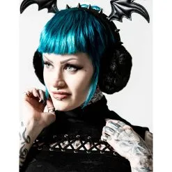 "Just Wing It" Ohrwärmer KILLSTAR -Magier Verkaufsladen killstar just wing it ohrschuetzer killstar just wing it earmuffs gothic accessoires killstar fashion 52180 03