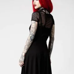 Rotten Luck Skater Kleid KILLSTAR -Magier Verkaufsladen killstar rotten luck skater kleid killstar rotten luck skater dress gothic fashion gohtic kleider und roecke gotik mode 52290 4