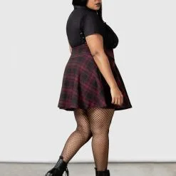 Study Hell Suspender Skirt Rot KILLSTAR -Magier Verkaufsladen killstar study hell suspender skirt rot killstar mode gothic rock gothic bekleidung gothic mode gothic fashion gothic accessoires und geschenkartikel 54043 3