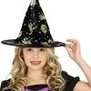Hexenhut Mit Halloween Motiven Für Kinder -Magier Verkaufsladen kinder hexenhut mit halloween motiven childrens witch hat with halloween motifs hexen kostuemzubehoer kinder 53341