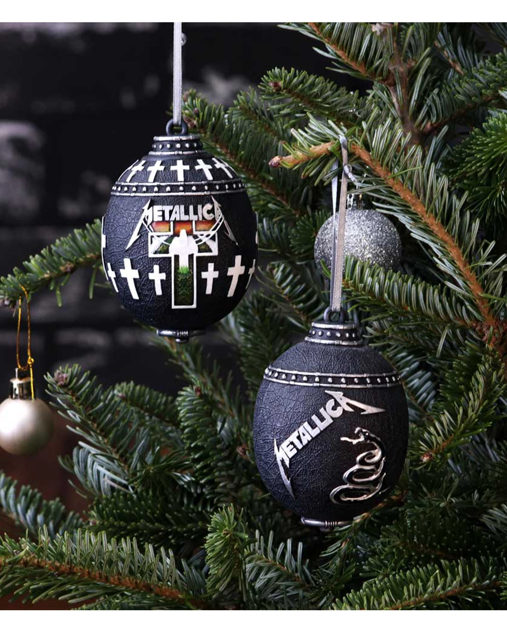 Metallica Black Album Christbaumkugel 8 Metallica Black Album Christbaumkugel – Bild 6