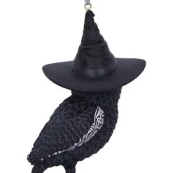 Owlocen Hexeneule Christbaumkugel 12cm -Magier Verkaufsladen owlocen hexeneule weihnachtskugel owlocen hanging ornament gothic weihnachtskollektion 51091 03