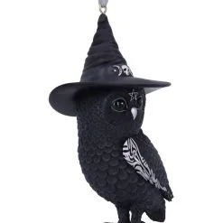 Owlocen Hexeneule Christbaumkugel 12cm -Magier Verkaufsladen owlocen hexeneule weihnachtskugel owlocen hanging ornament gothic weihnachtskollektion 51091 04