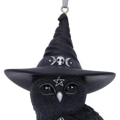 Owlocen Hexeneule Christbaumkugel 12cm -Magier Verkaufsladen owlocen hexeneule weihnachtskugel owlocen hanging ornament gothic weihnachtskollektion 51091 05