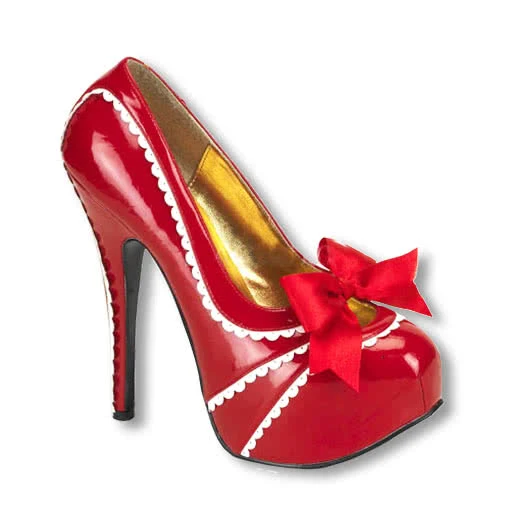 Plateau Pumps Mit Schleife 3 Plateau Pumps Mit Schleife