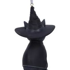 Purrah Hexenkatze Christbaumkugel 11cm -Magier Verkaufsladen purrah hexenkatze weihnachtskugel gothic christbaumkugel purrah witch cat hanging ornament 51092 03