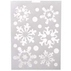 Schneeflocken Schablone Für Sprühschnee