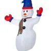 Aufblasbarer Schneemann Mit LED 240cm -Magier Verkaufsladen schneemann aufblasbar weihnachts figuren weihnachts aussendeko inflatable snowman christmas decoration bild1 26829