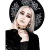 Schwarzer Hexenhut Mit Astrologie Symbolen 2 Schwarzer Hexenhut Mit Astrologie Symbolen -Magier Verkaufsladen schwarzer hexenhut mit wahrsage symbolen black witch hat with fortune teller symbols 54548 01