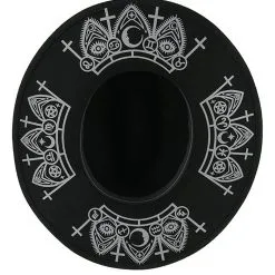 Schwarzer Hexenhut Mit Astrologie Symbolen -Magier Verkaufsladen schwarzer hexenhut mit wahrsage symbolen black witch hat with fortune teller symbols 54548 04
