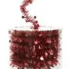 Sterngirlande In Bordeauxrot 2 Sterngirlande In Bordeauxrot -Magier Verkaufsladen sterngirlande bordeaux 7m weihnachts girlande weihnachts deko 24416