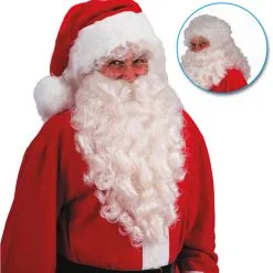 Weihnachtsmann Perücken-Bart-Set 60cm