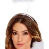 Weißer Heiligenschein Mit Federn 1 Weißer Heiligenschein Mit Federn -Magier Verkaufsladen weisser heiligenschein mit haarreif heiligenschein zum aufsetzen halo fancy dress accessory 24037 01