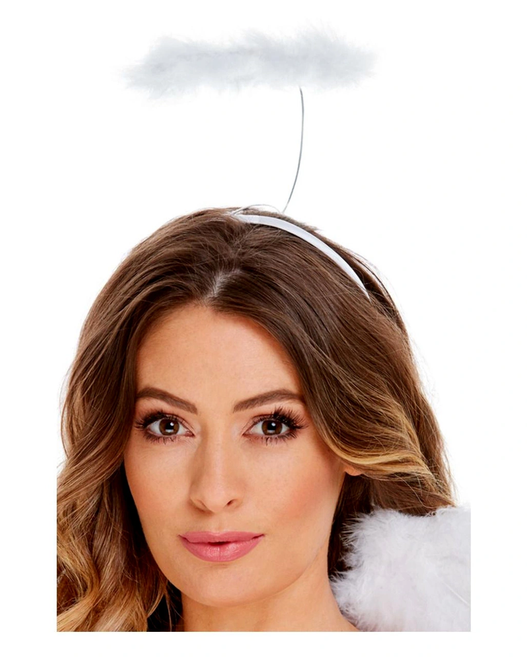 Weißer Heiligenschein Mit Federn 3 Weißer Heiligenschein Mit Federn